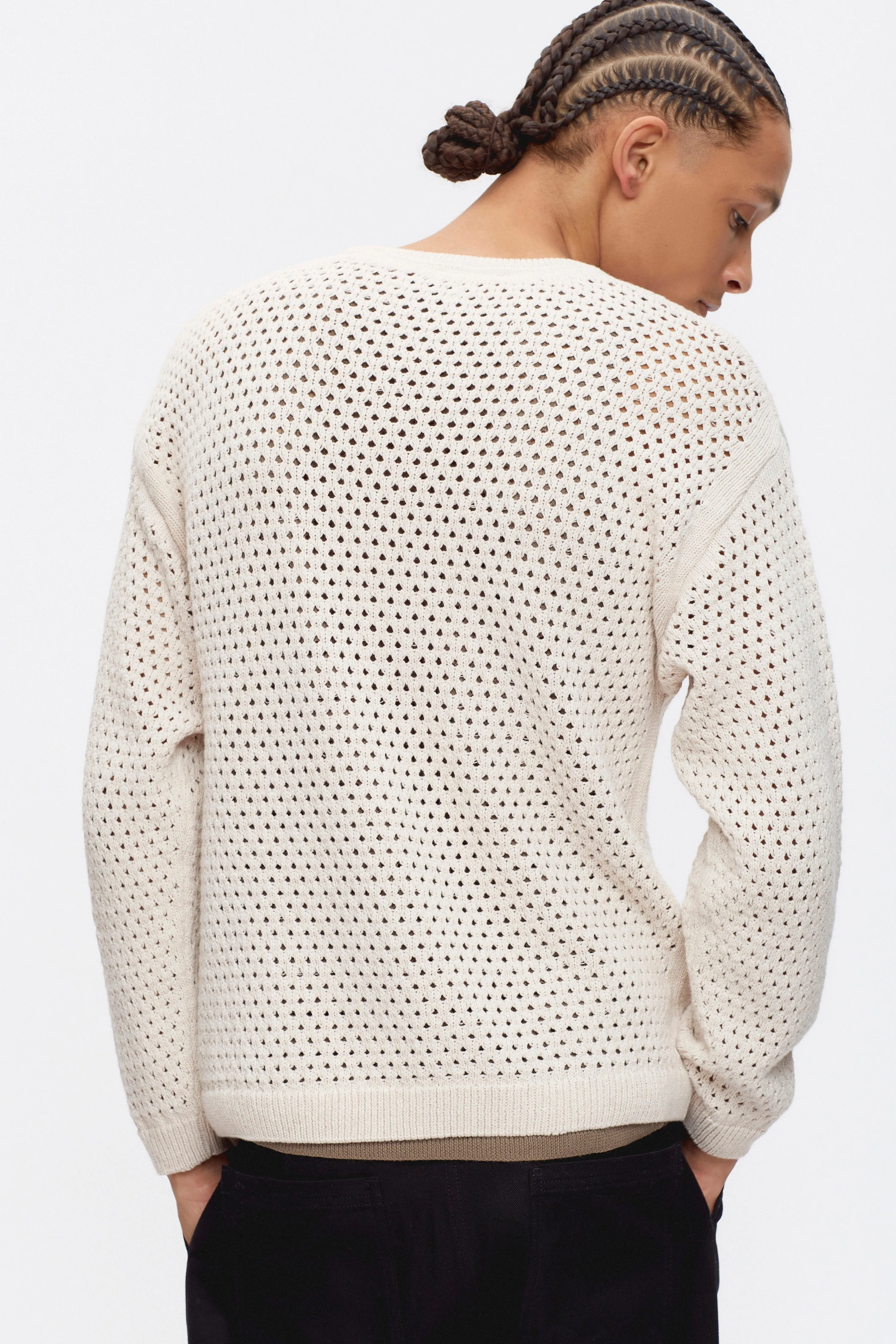 Men's Mina Sweater in Sandshell