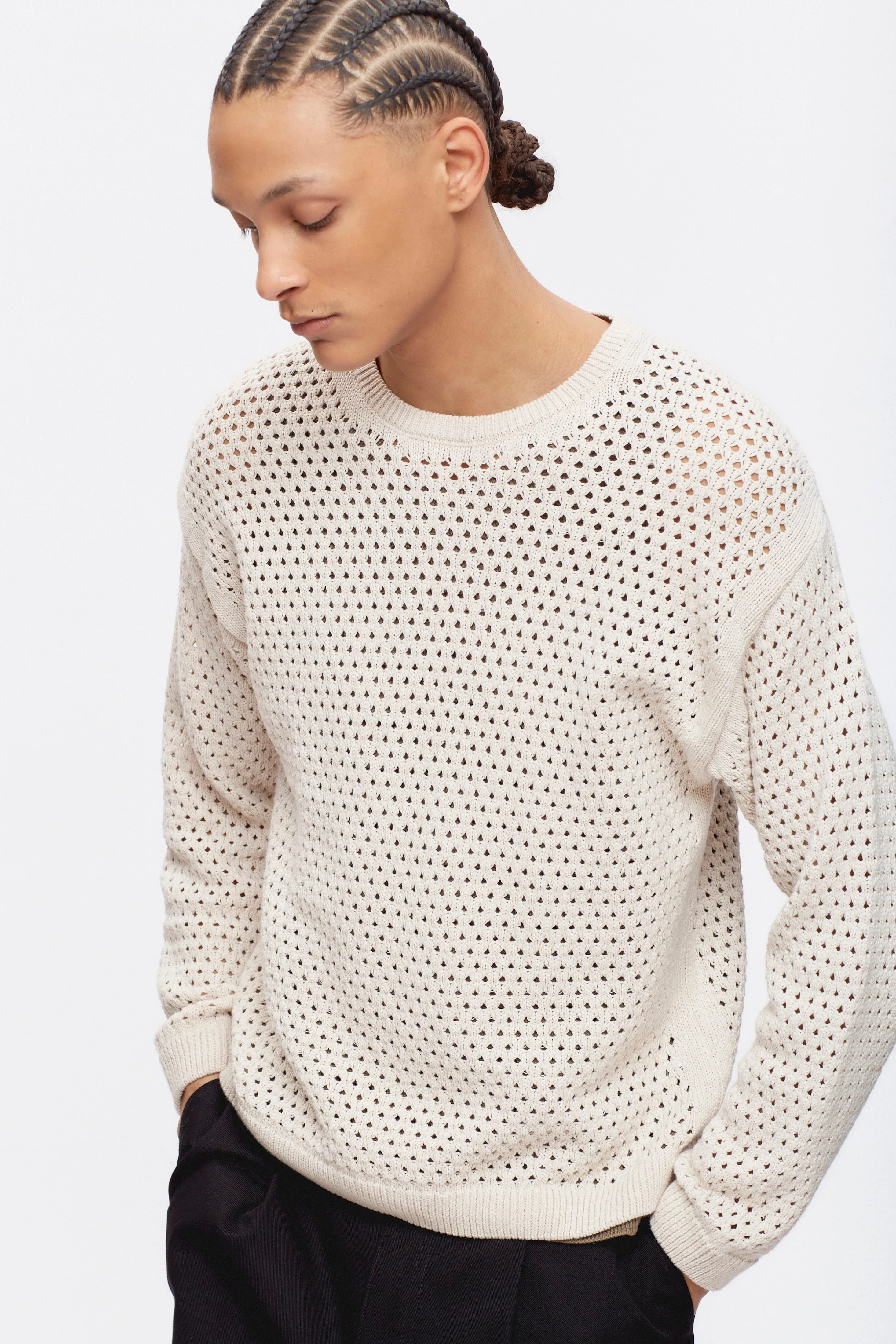 Men's Mina Sweater in Sandshell