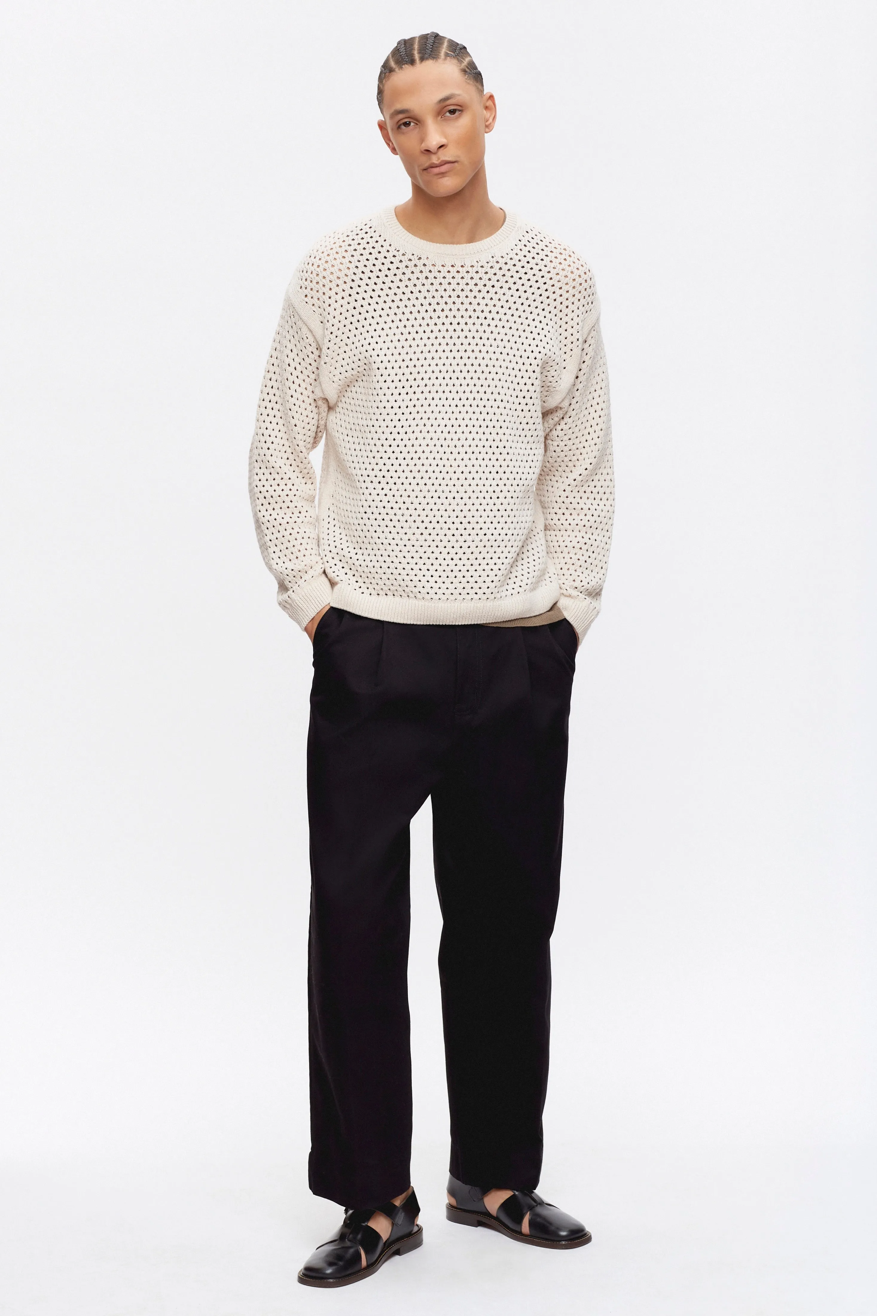 Men's Mina Sweater in Sandshell