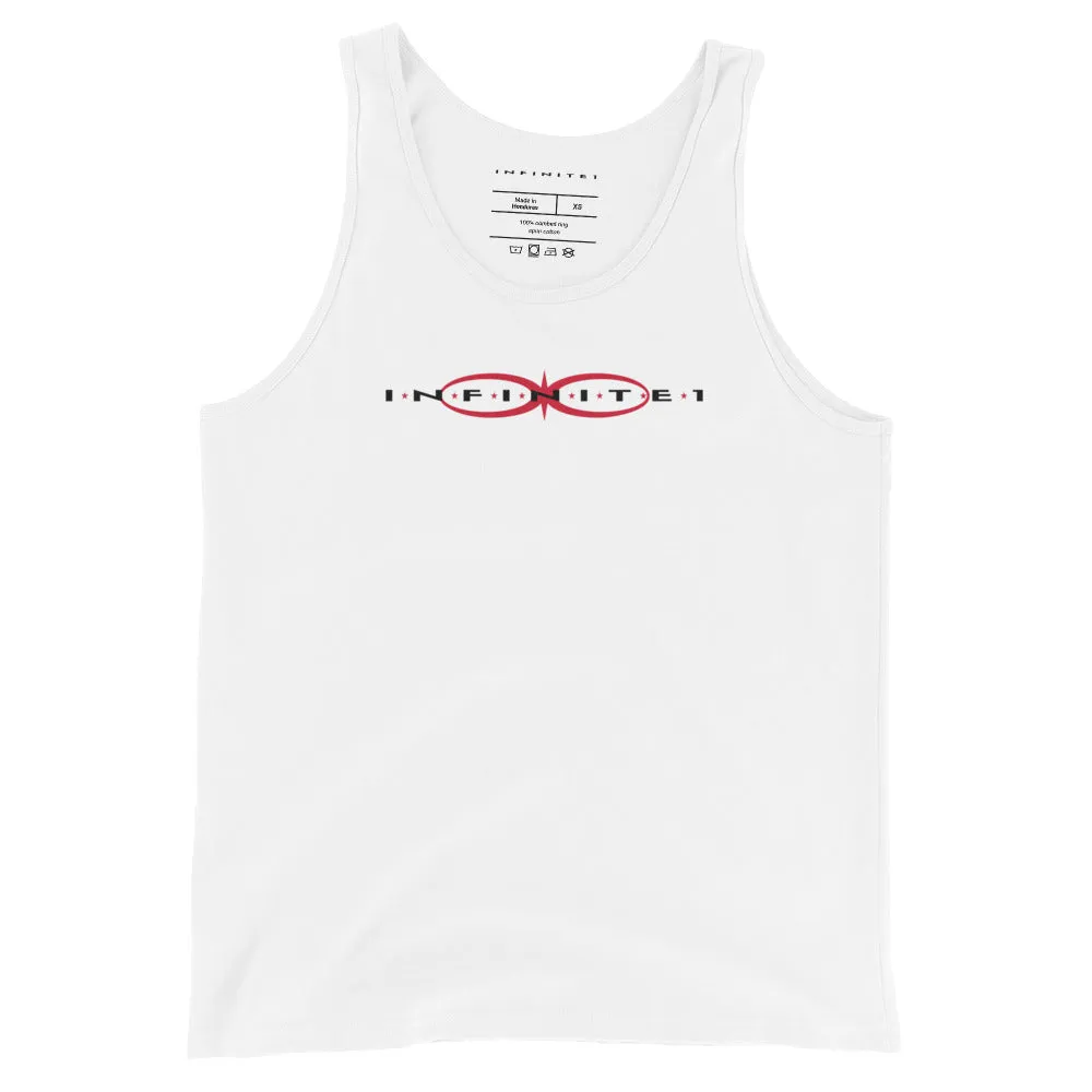 Men's Text And Logo Print Tank Top