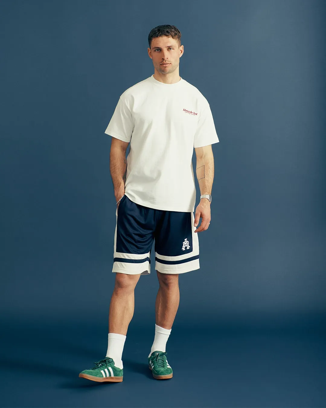 Mesh Basketball shorts | Navy Blue