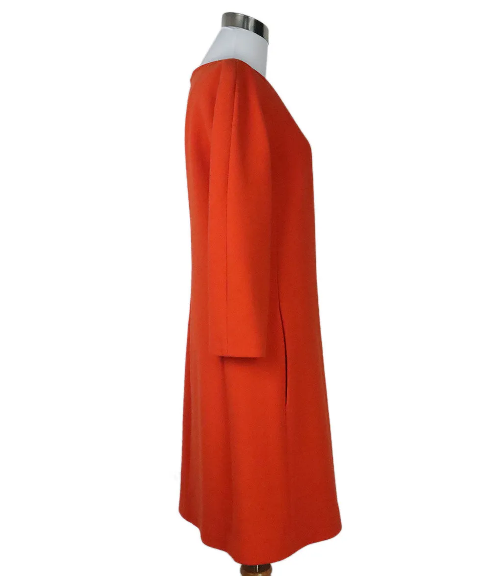 Michael Kors Orange Wool Dress sz 8