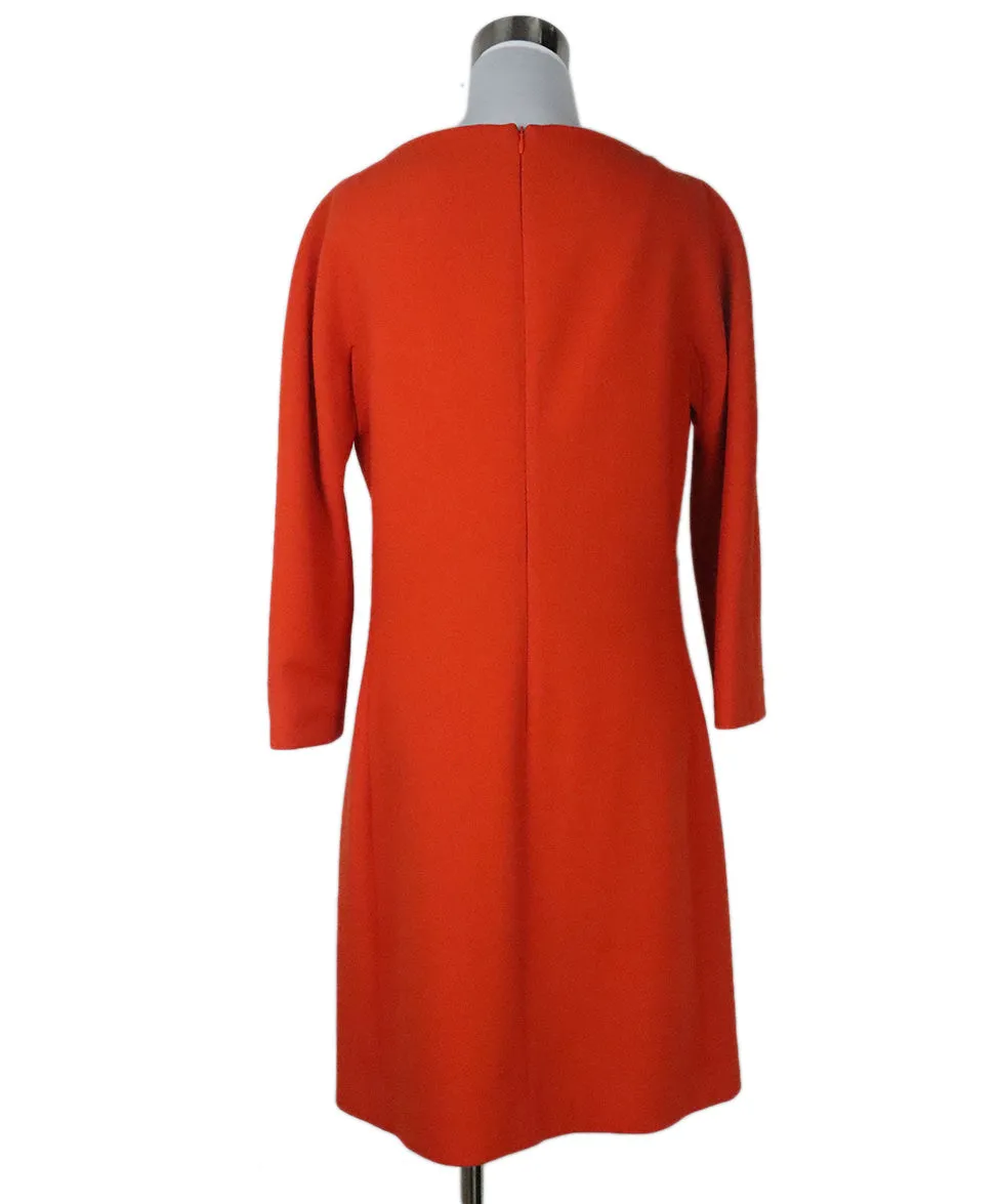 Michael Kors Orange Wool Dress sz 8