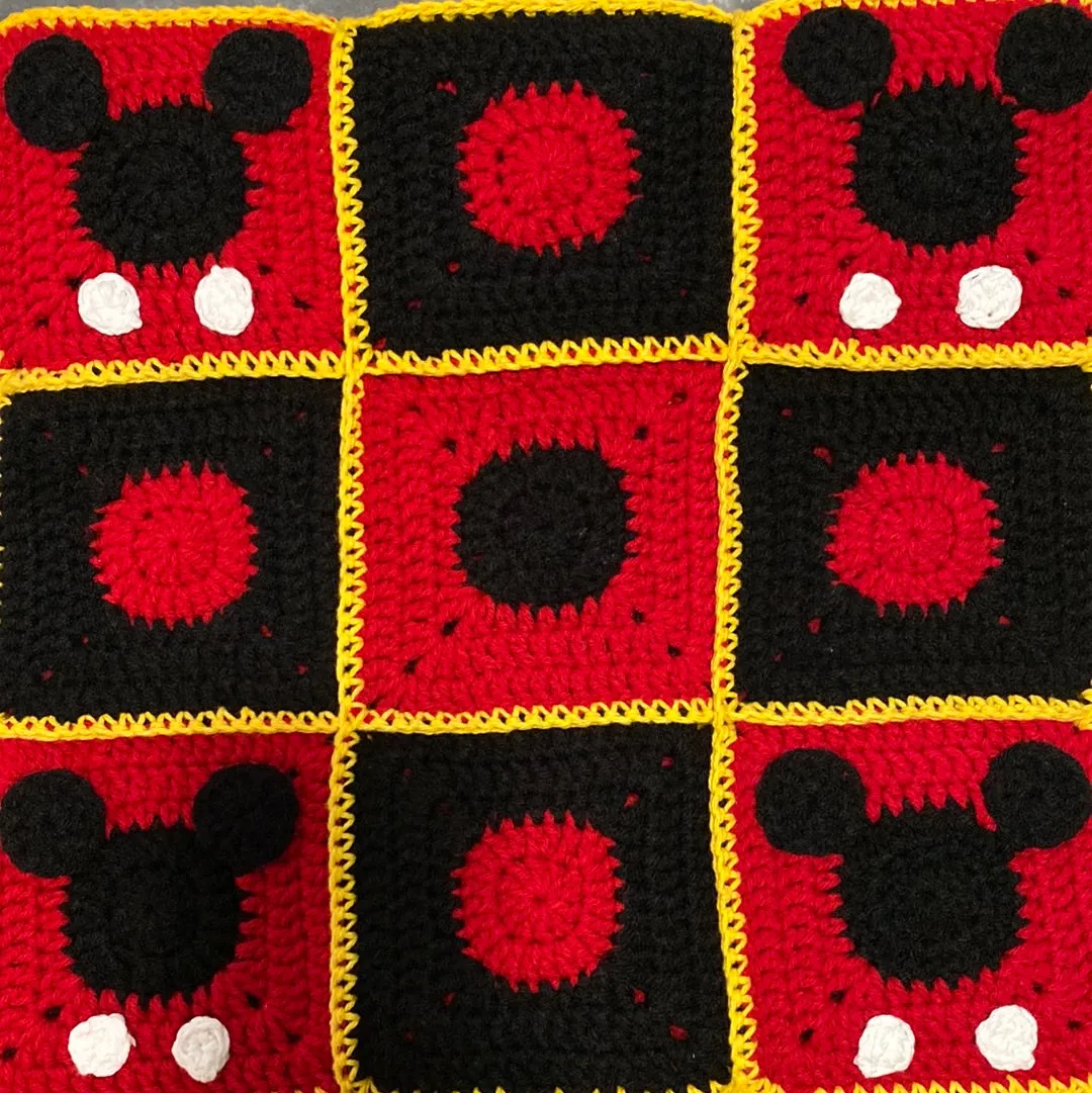 Mickey Mouse Themed Baby Blanket