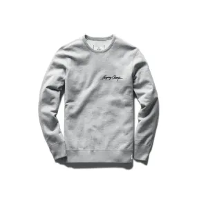 Midweight Terry Autograph Crewneck