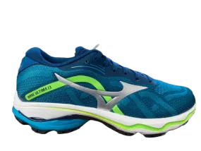 Mizuno men's running shoe Wave Ultima 13 J1GC221805 blue-silver-green 