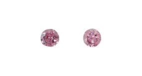 Natural Pink Diamonds, 2pc, 0.28ct