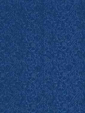 Neelam Indigo Abstract Saree