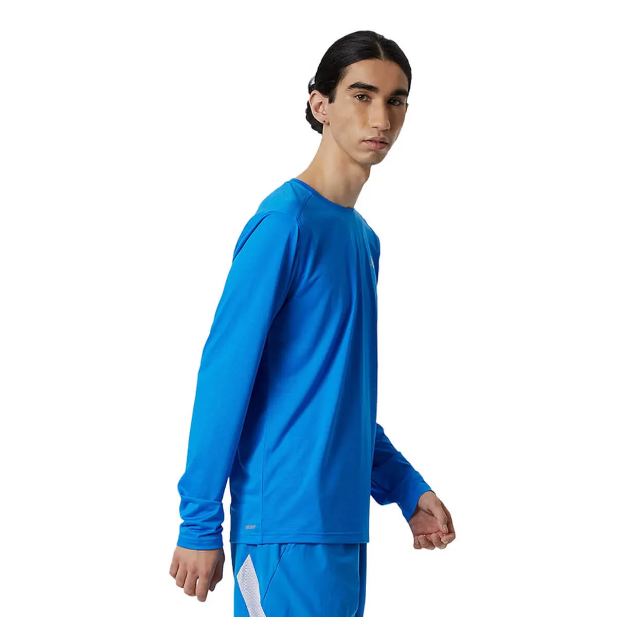 New Balance Accelerate Long Sleeve Mens | Blue