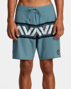 Oblow Tiki Banded 18 Boardshorts - Grey