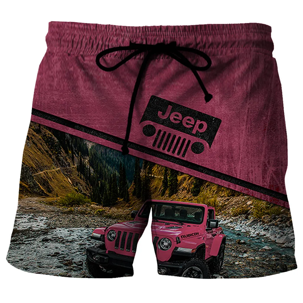 Off Road Jeep Pink - Short