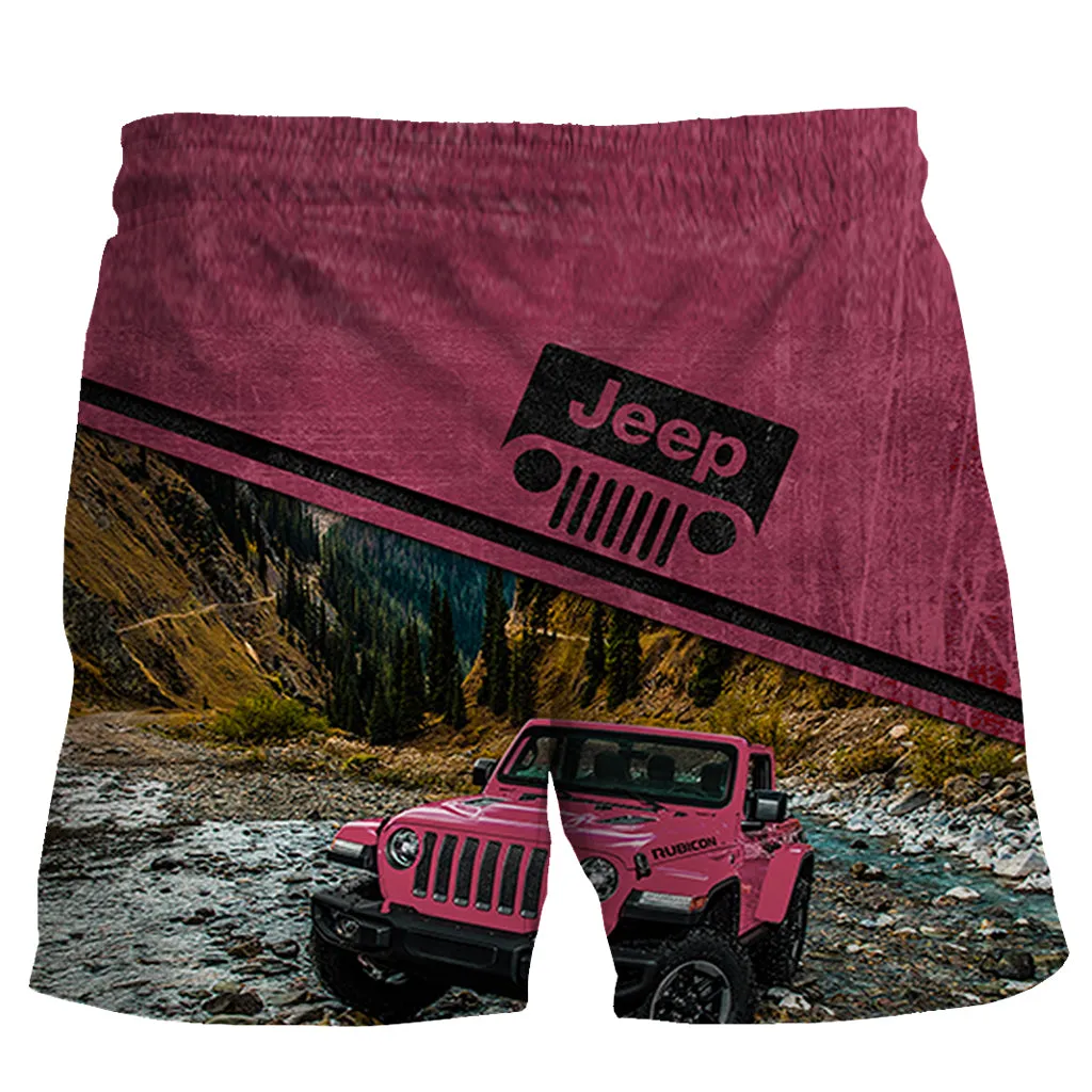 Off Road Jeep Pink - Short