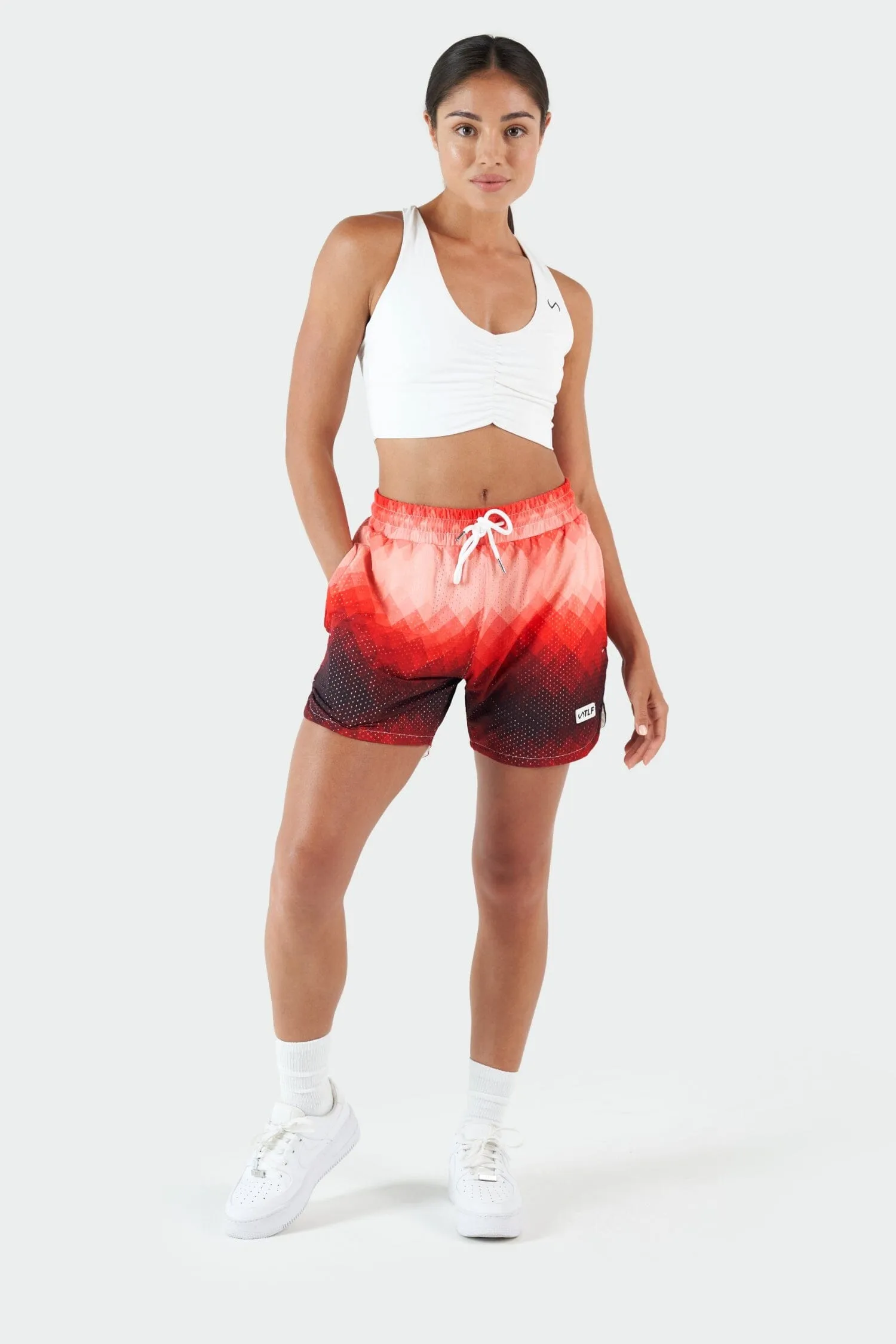 Ombre Mesh 5 Inch Shorts