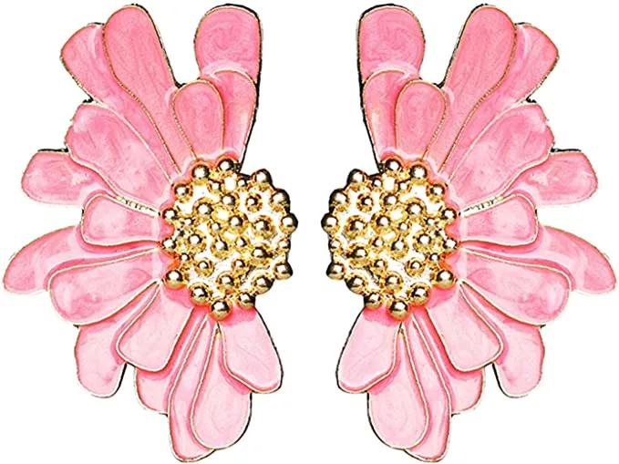 Over Daisy Statement Earrings