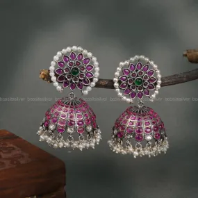 Oxidized Jhumka - 1083