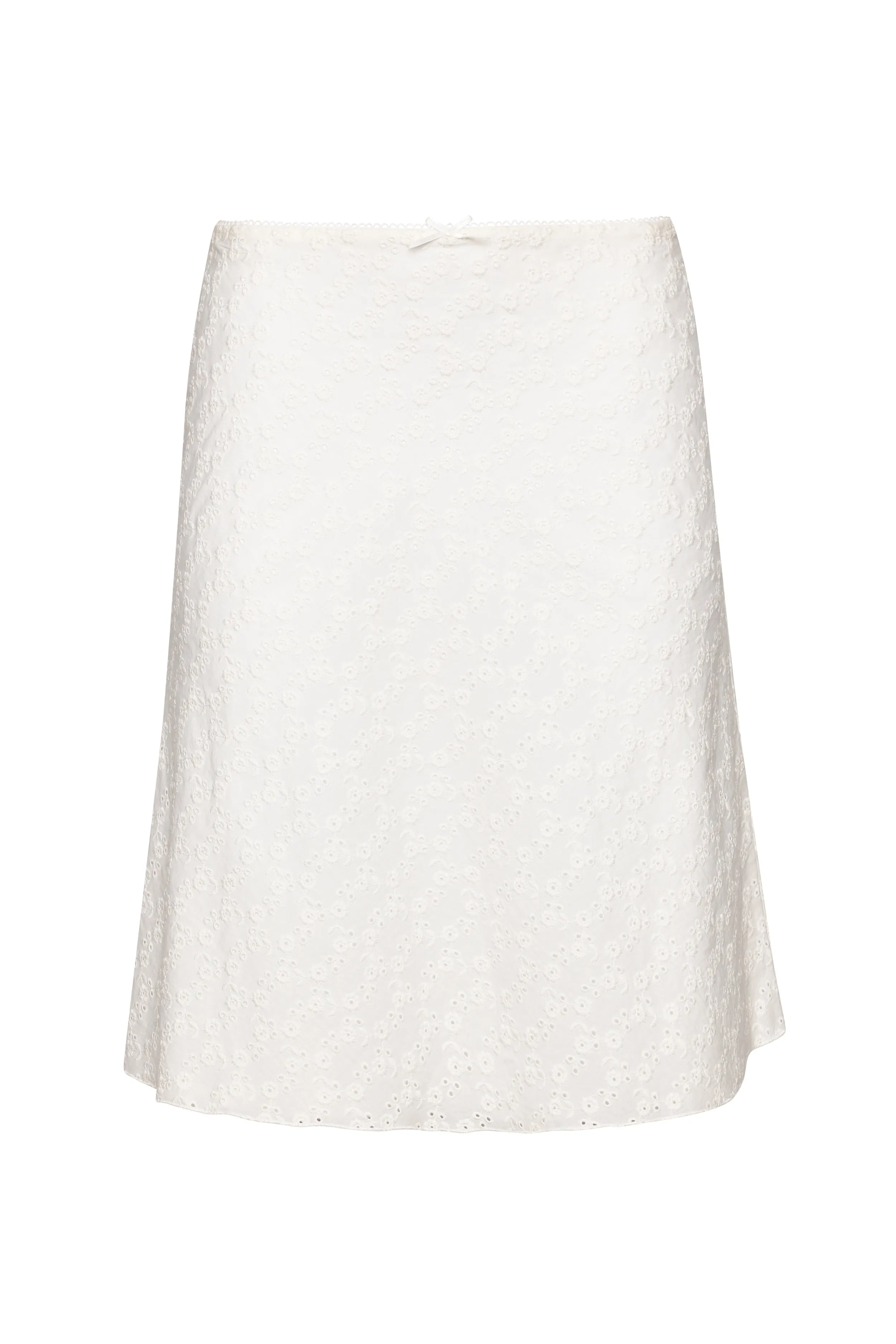 Paloma Skirt In Cotton Eyelet