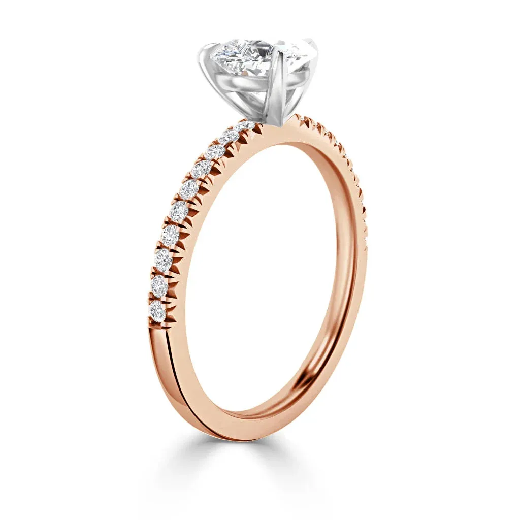 Penelope - 18ct Rose Gold - Pear