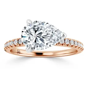 Penelope - 18ct Rose Gold - Pear