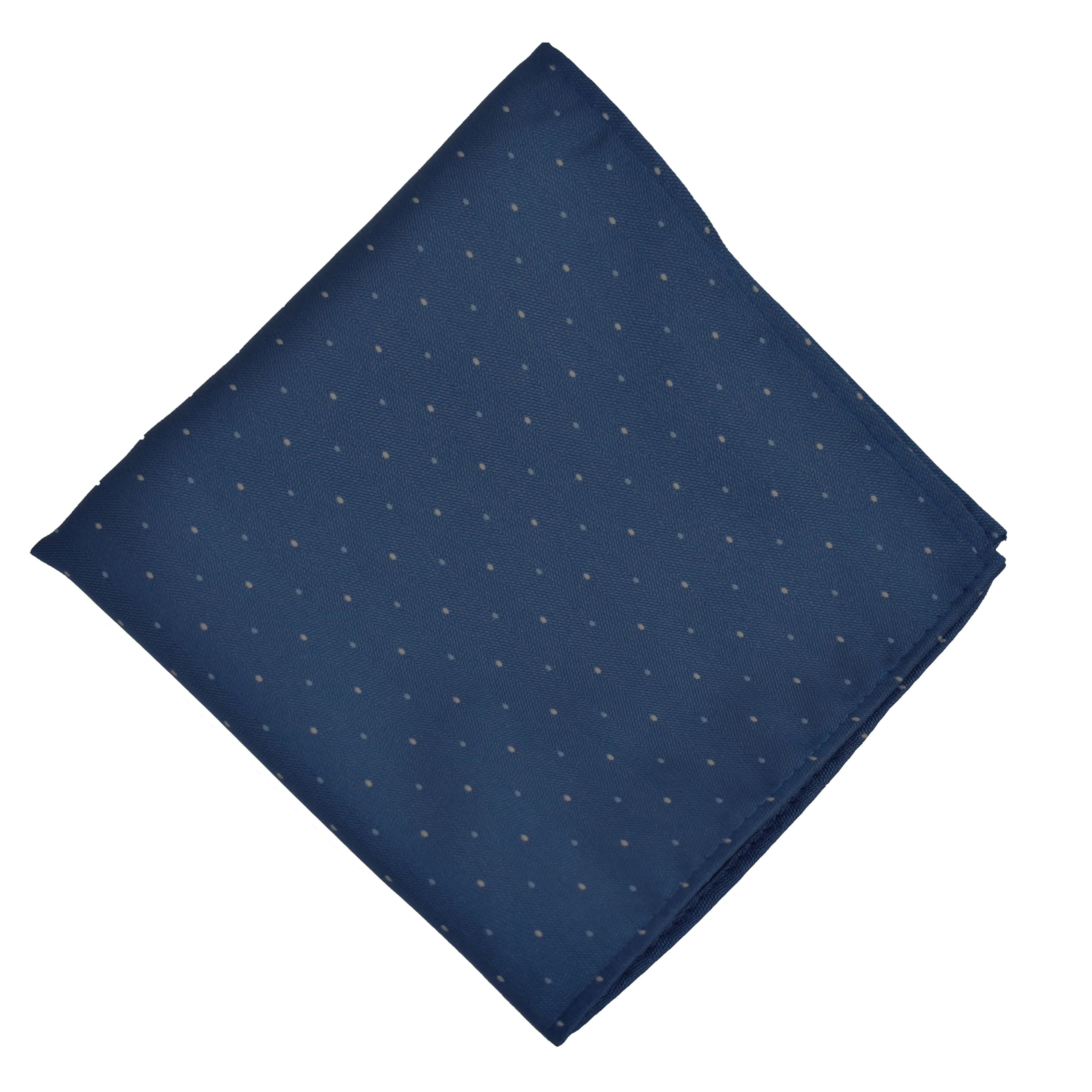 Pocket Square - Poseidon Blue Micro Polkadot