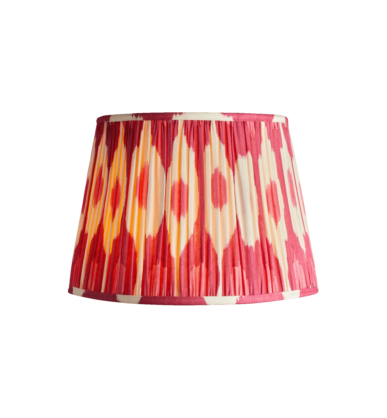 Pooky Pink Ikat Silk Lampshade