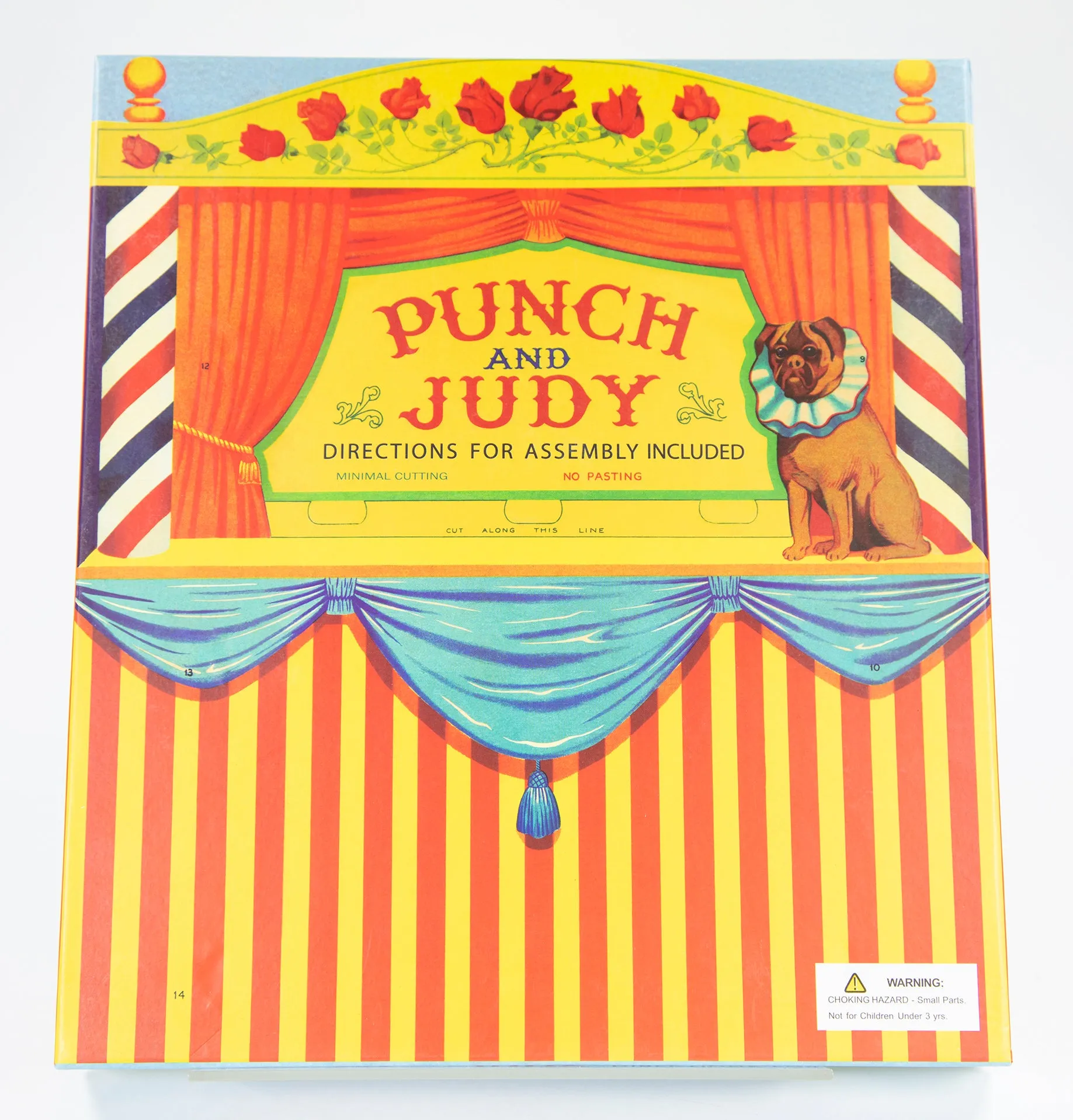 Punch & Judy Traditional Retro Puppet Theatre Set