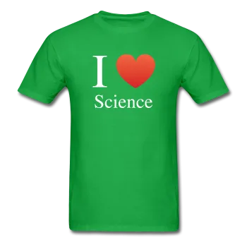 "I ♥ Science" (white) - Men's T-Shirt