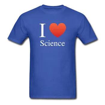 "I ♥ Science" (white) - Men's T-Shirt