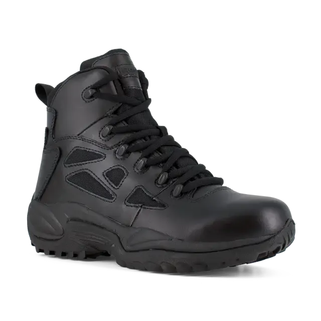 Rapid Response Rb 6 Inch Soft-Toe Side Zip Tactical Stealth Boot Black