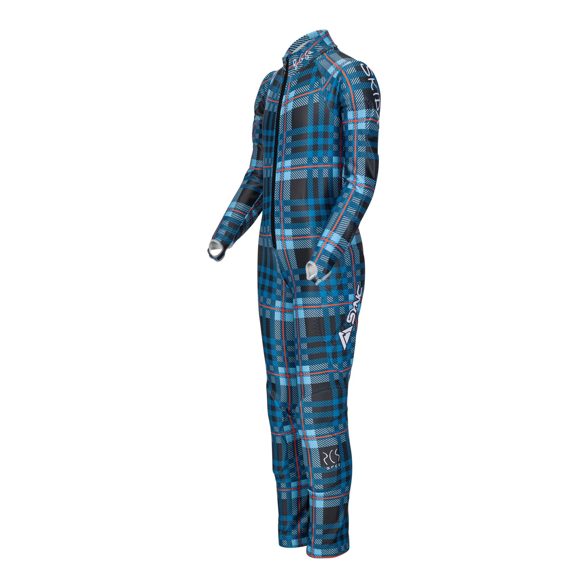 RCS Signature Kids Race Suit - Blue Plaid