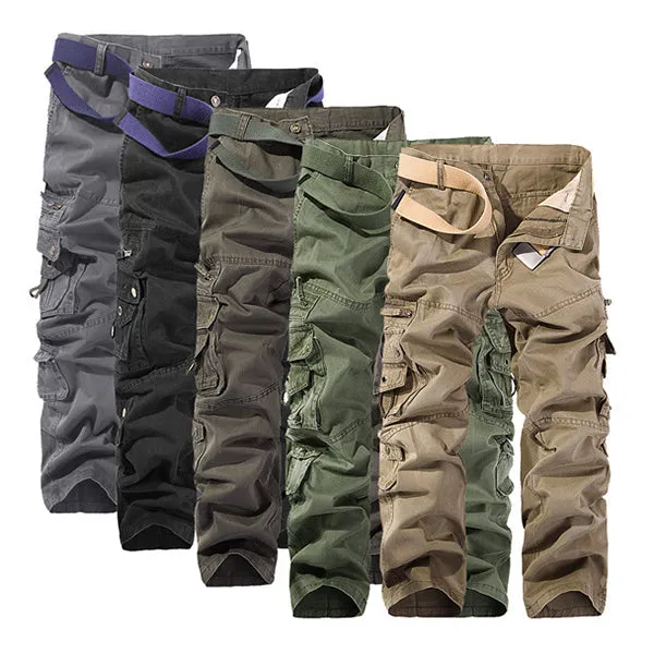 Regular Cotton Multi-Pocket Men Pants