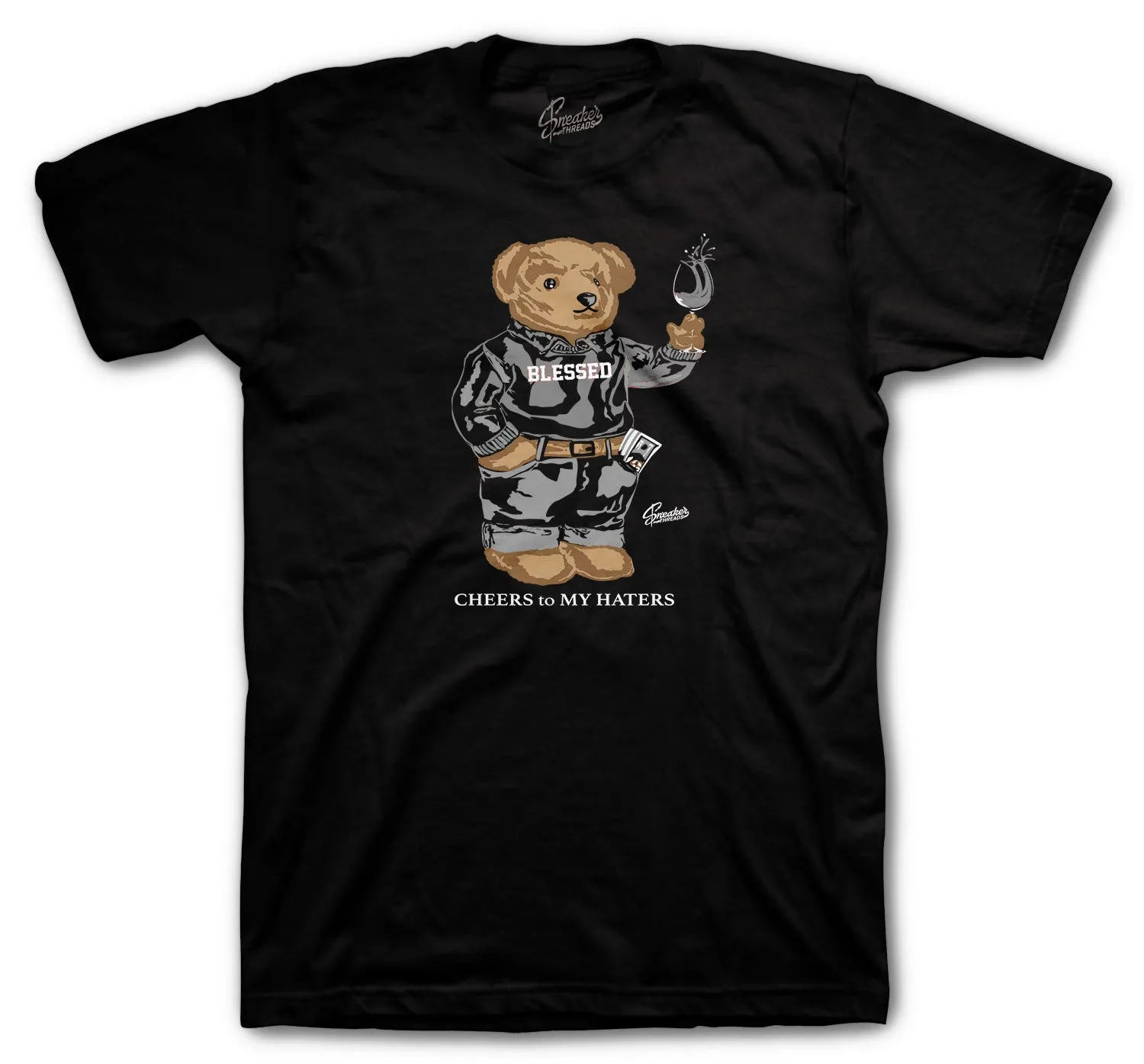 Retro 11 Cool Grey Shirt - Cheers Bear - Black