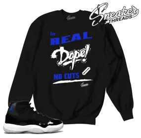 Retro 11 Space Jam No Cuts Sweater