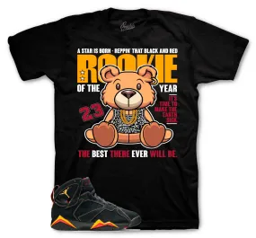 Retro 7 Citrus Shirt - Rookie Bear - Black