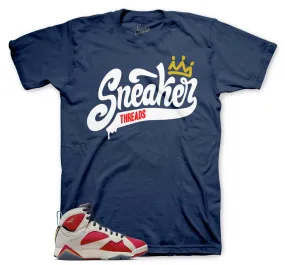 Retro 7 New Sheriff in Town Shirt - St Logo Crown - Navy