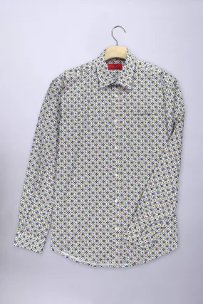 R.F. Scott - Fielding Shirt - Multimix Tile Print