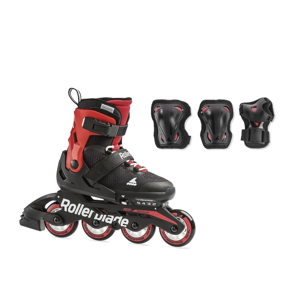 Rollerblade Microblade Combo - Black/Red