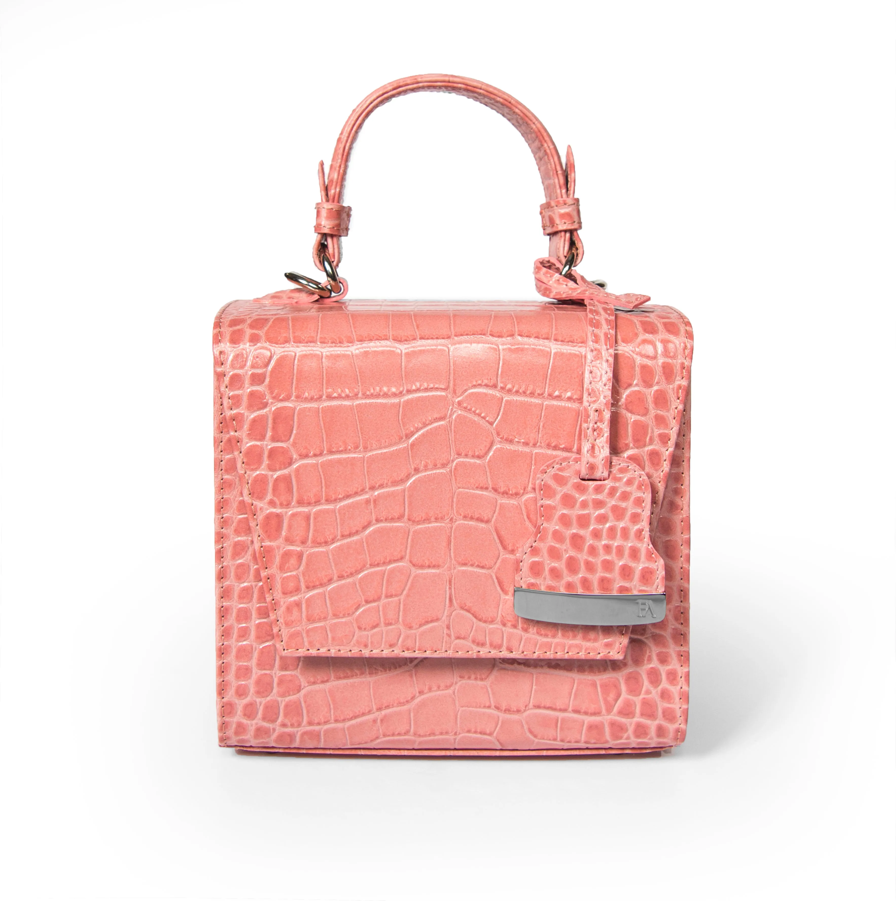 Rose Pink Charlotte box bag