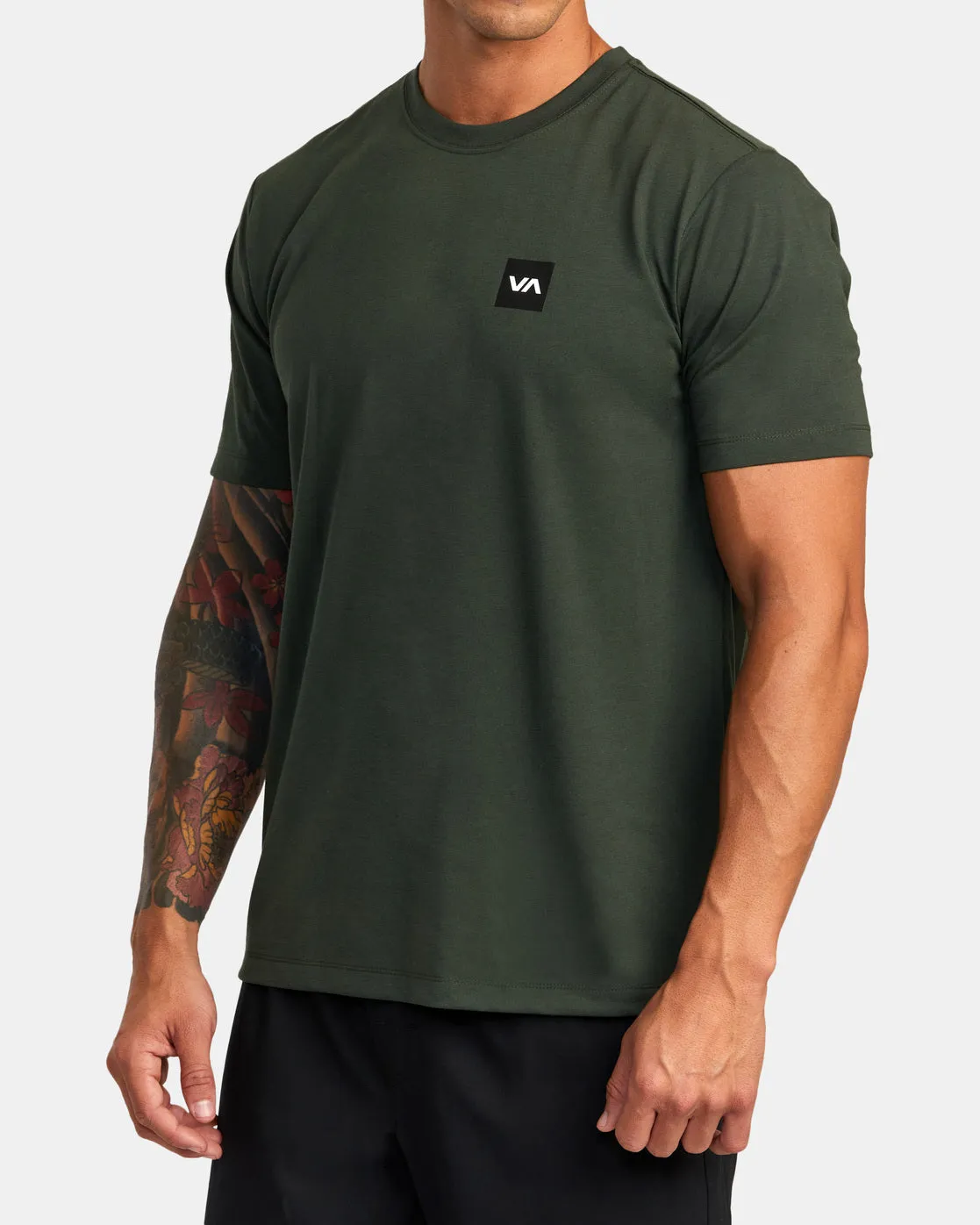 RVCA 2X Tee - Dark Olive