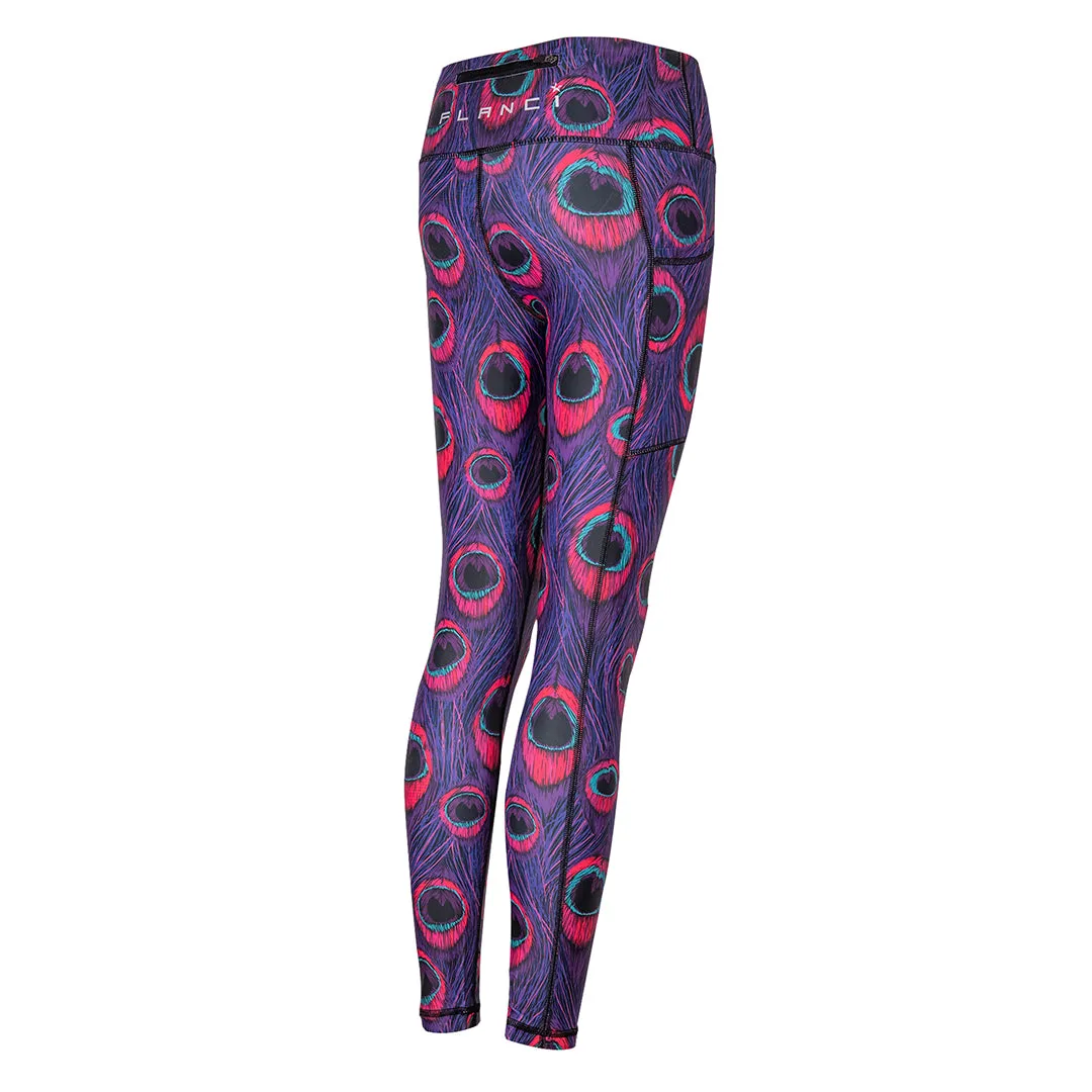 Sale Unisex Leggings | Pink Peacock