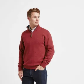 Schoffel Cotton Cashmere Cable 1/4 Zip Jumper