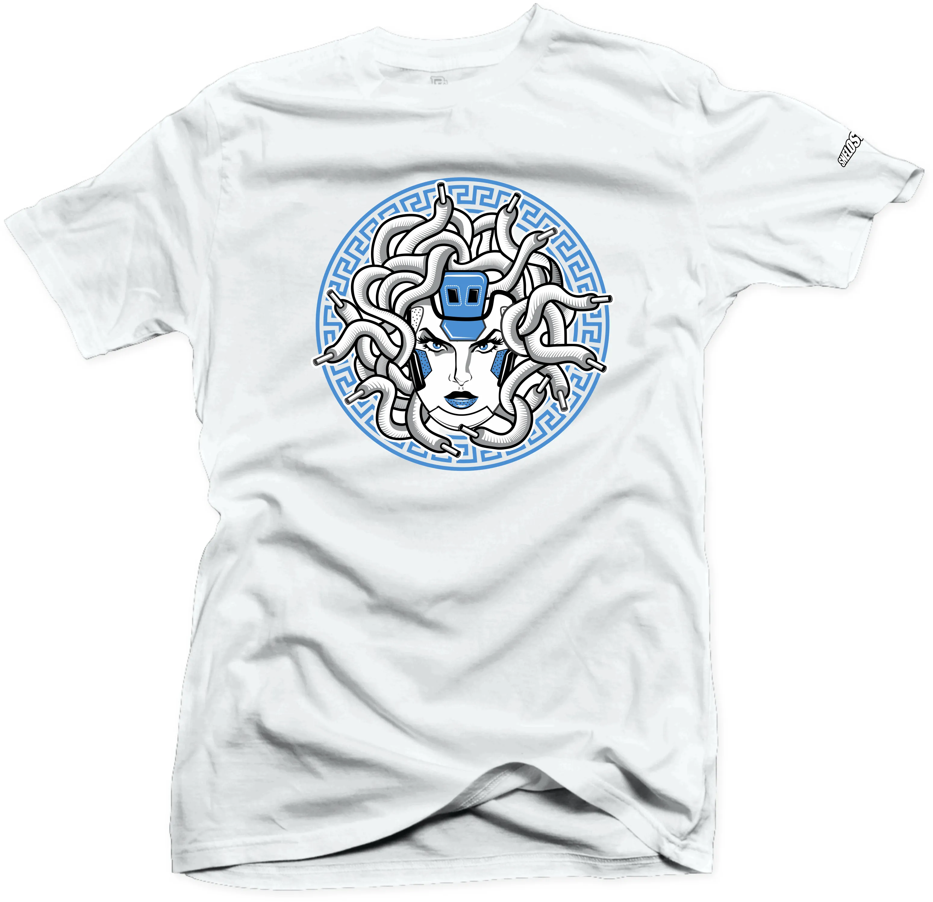 Shirt To Match Jordan 6 UNC University Blue-Medusa Sneaker Tees