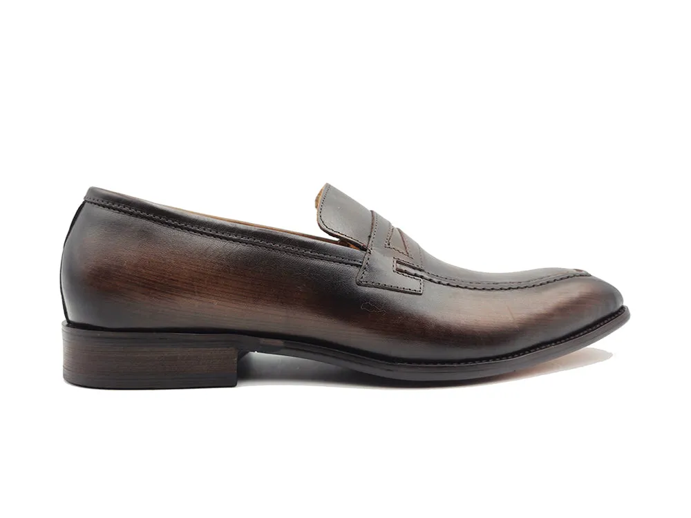 Signature Leather Penny Loafer Slip-on