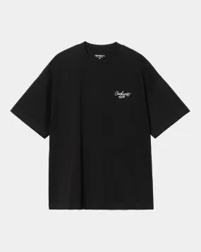 Signature Script T-Shirt | Black / Wax