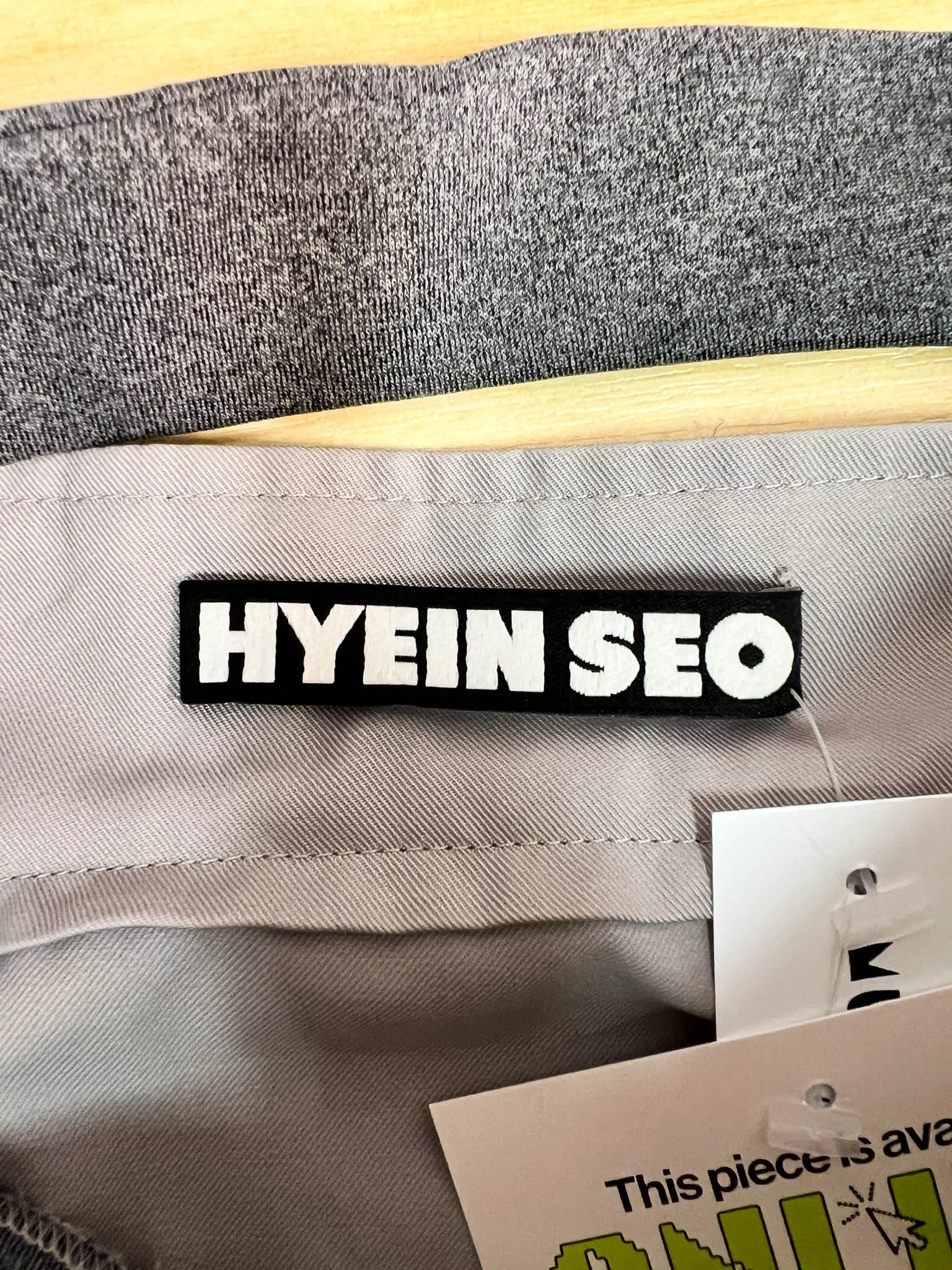 Size XS - Hyein Seo Grey Lowrise Pants