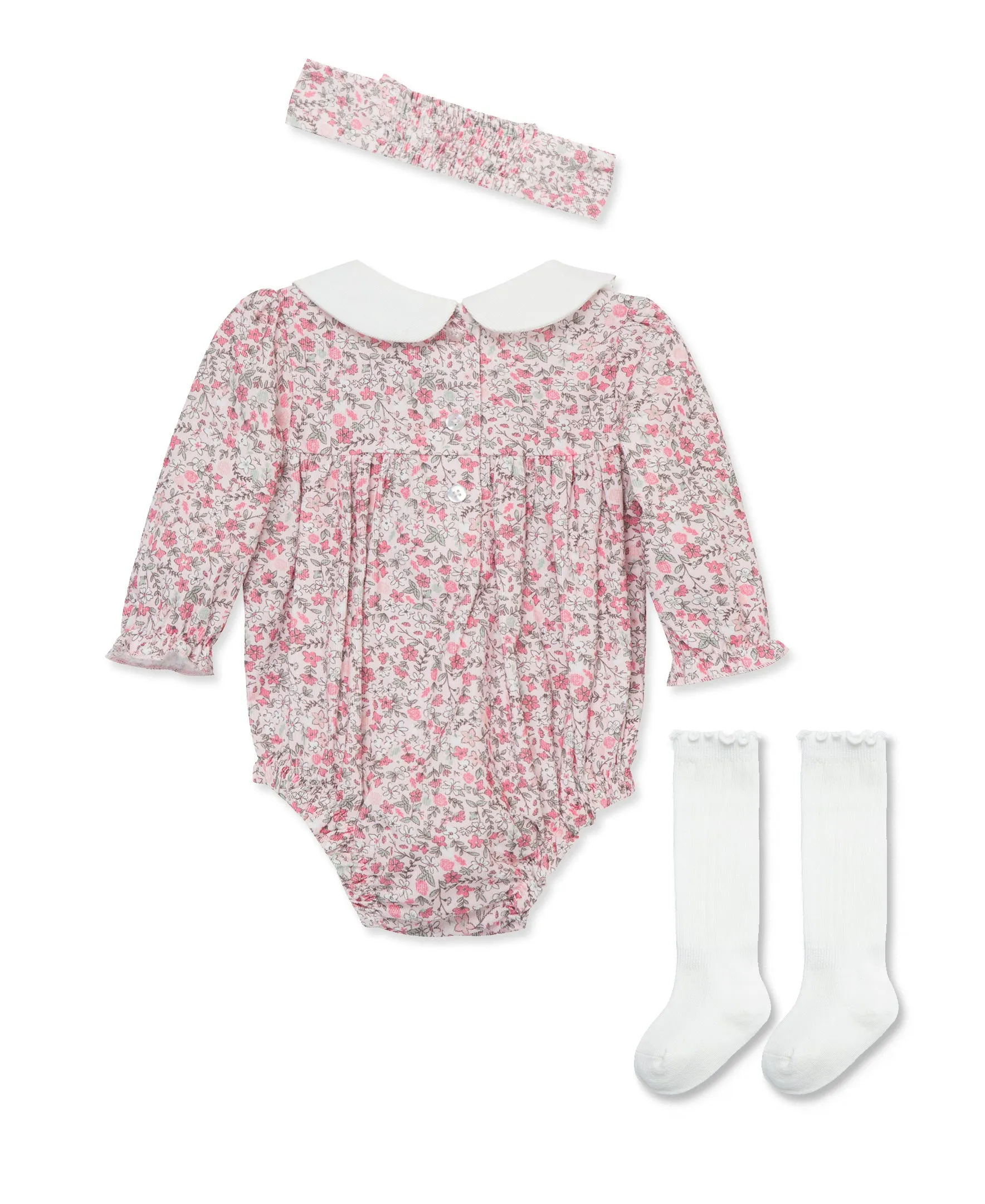 Smocked Woven Bubble Set