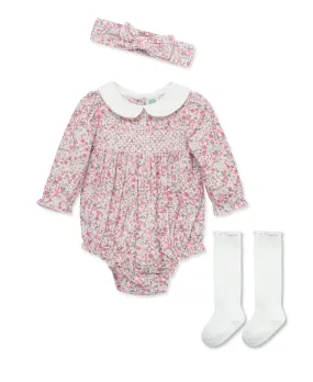 Smocked Woven Bubble Set