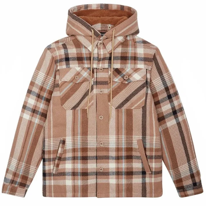 Smoke Rise Plaid Flannel Shacket (Toffee) WW23686