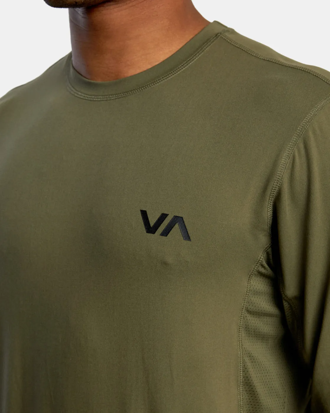 Sport Vent Long Sleeve Tee - Olive