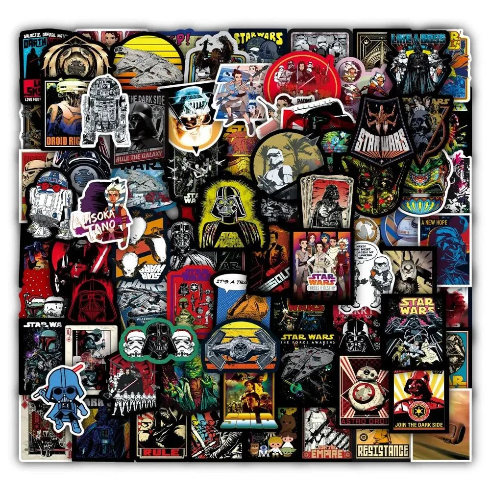 Star Wars Cartoon Sticker Set - Laptop Luggage Skateboard