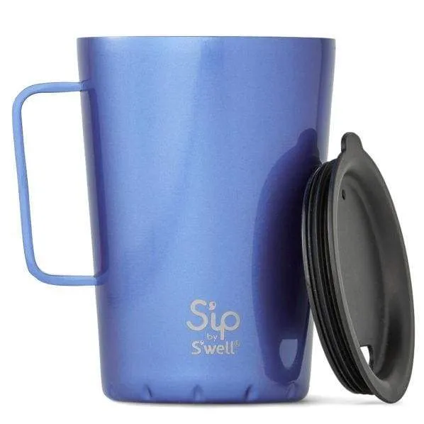 S'well S'ip Blue Sky Metallic Takeaway Mug 450ml